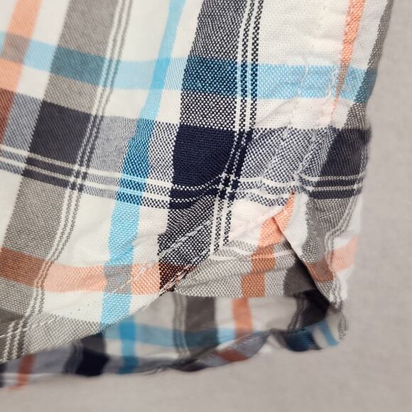 R.M. Williams Button-Down Shirt Men’s SZ XL Multicolor Plaid Short Sleeve Cotton - Picture 10 of 16